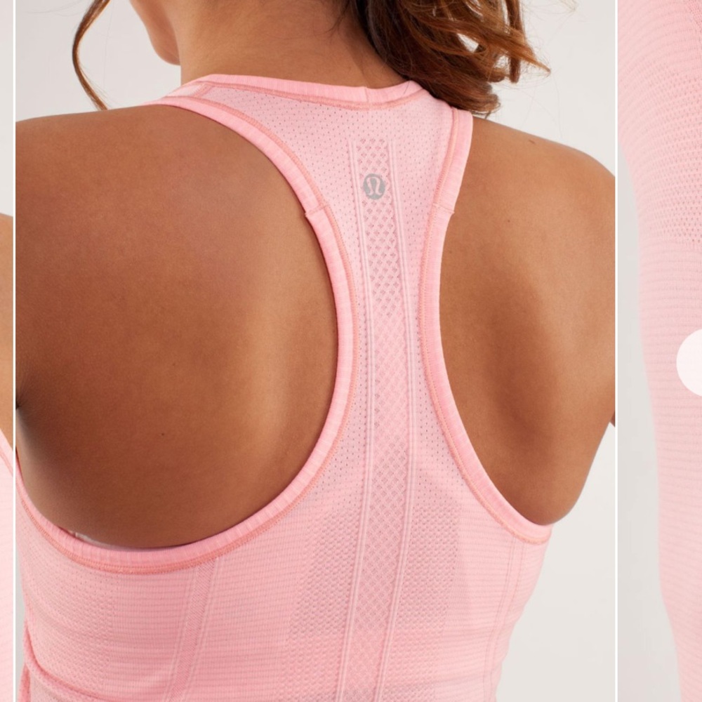 Lululemon Swiftly Tech Racerback size 6. Pinkish/coral color